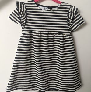 Zara Baby Striped Textured Dress